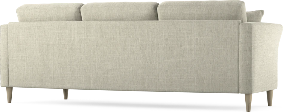 Eden - 3-sits soffa svängd - Beige