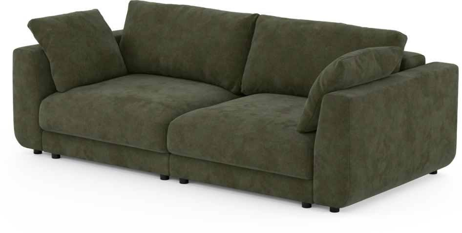 Amie - Bäddsoffa 3-sits - Grön