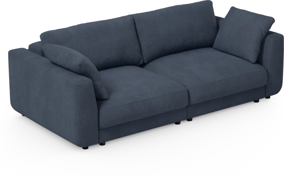Amie - Bäddsoffa 3-sits - Blå