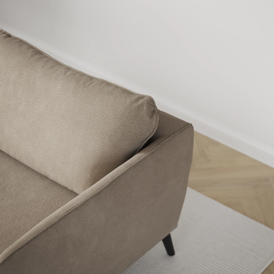 County - 3-sits soffa med divan vänster och schäslong höger - Beige