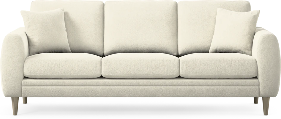 Eden - 3-sits soffa - Vit