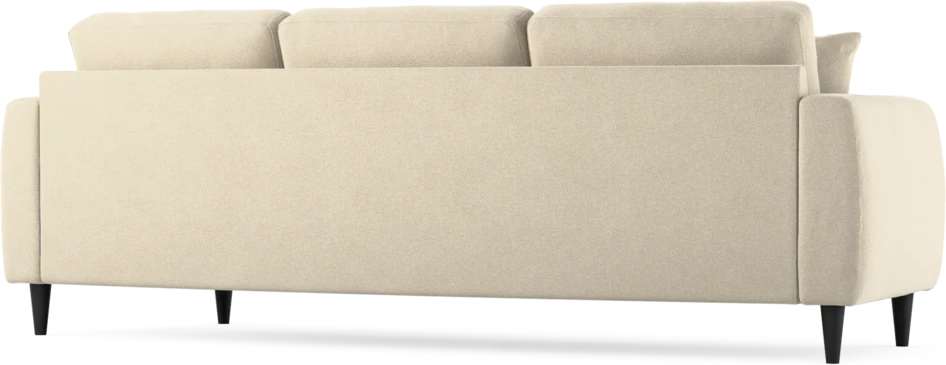 Eden - 3-sits soffa svängd - Beige