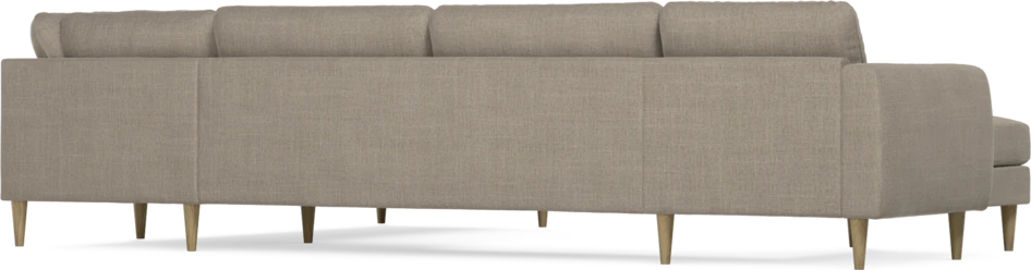 Bridge - Hörnsoffa, 3+2-sits med schäslong vänster - Beige