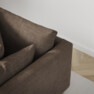 Harper - 3-sits soffa med divan höger - Brun