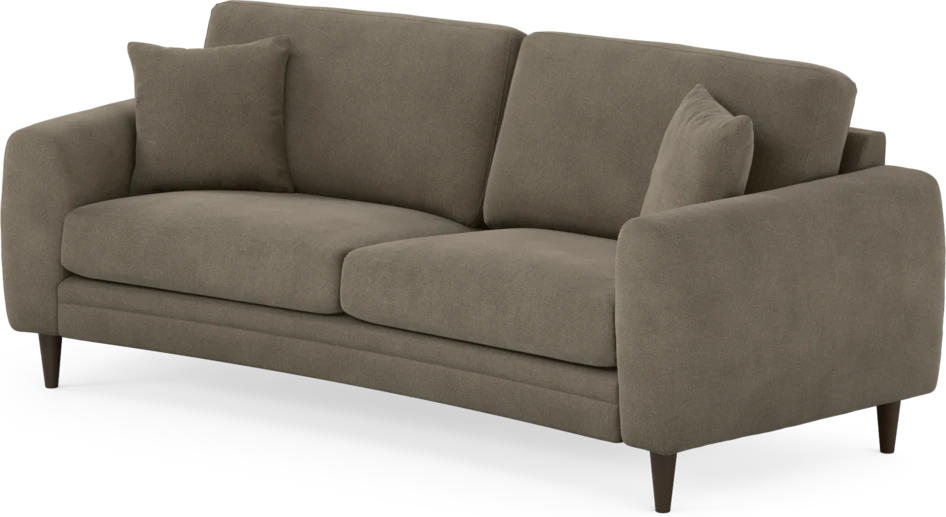 Eden - 2,5-sits soffa svängd - Beige