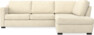 Friday - 2,5-sits soffa med divan höger - Beige