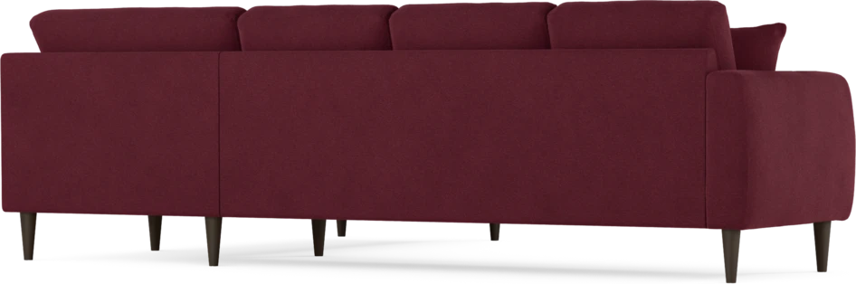 Eden - Hörnsoffa, 3+2-sits - Röd