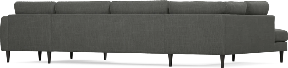 Bridge - 3-sits soffa med divan vänster och schäslong höger - Grå