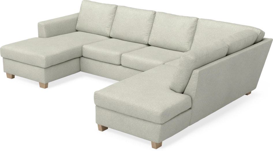 Friday - 3-sits soffa med schäslong vänster och divan höger - Beige