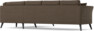 Eden - 3-sits soffa med divan - Brun
