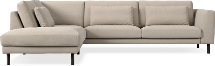 Willow, 3-sits soffa med divan vänster, fast klädsel