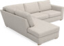Friday - 2,5-sits soffa med divan vänster - Grå