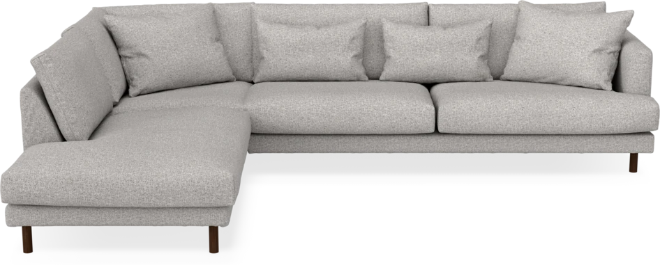 Harper - 3-sits soffa med divan vänster - Vit