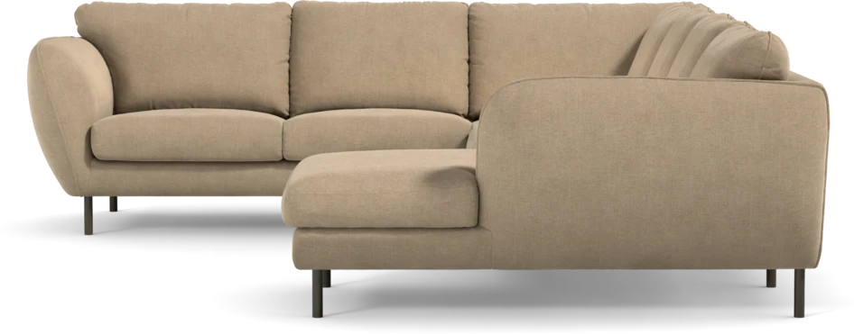 Madison Lux - Hörnsoffa med schäslong höger - Beige