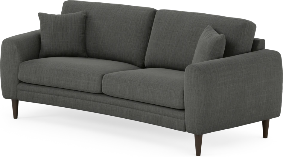 Eden - 2,5-sits soffa svängd - Grå
