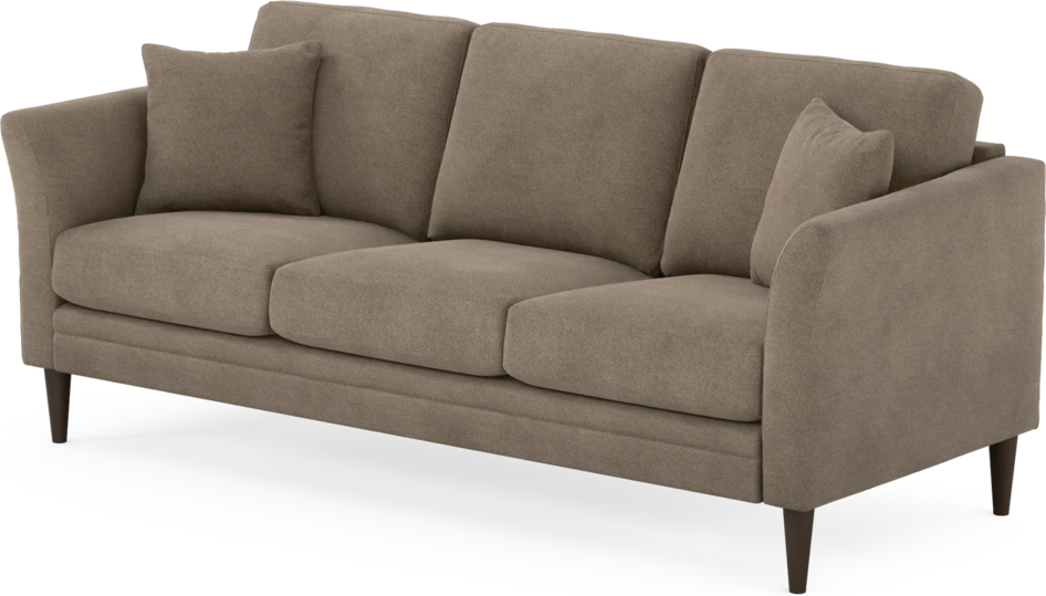 Eden - 3-sits soffa - Brun