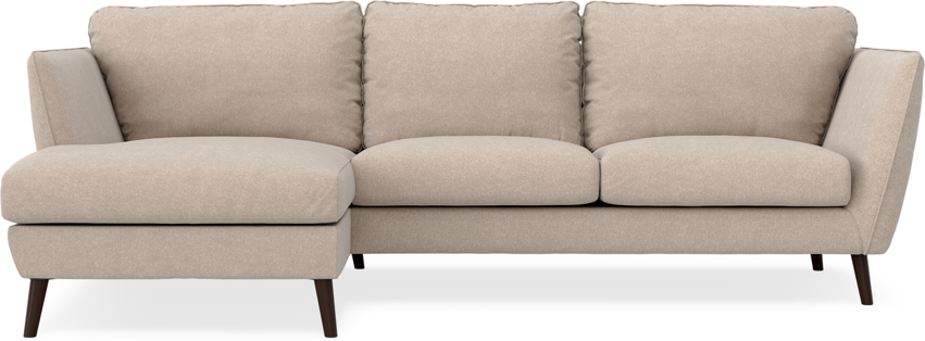 Madison Lux - 2-sits soffa med schäslong vänster - Beige