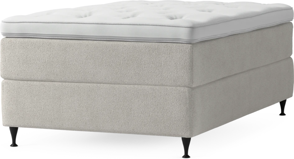 Delux Exclusive - Kontinentalsäng, enkelsäng 120 cm med bäddmadrass och sängben