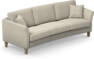 Eden - 3-sits soffa svängd - Beige