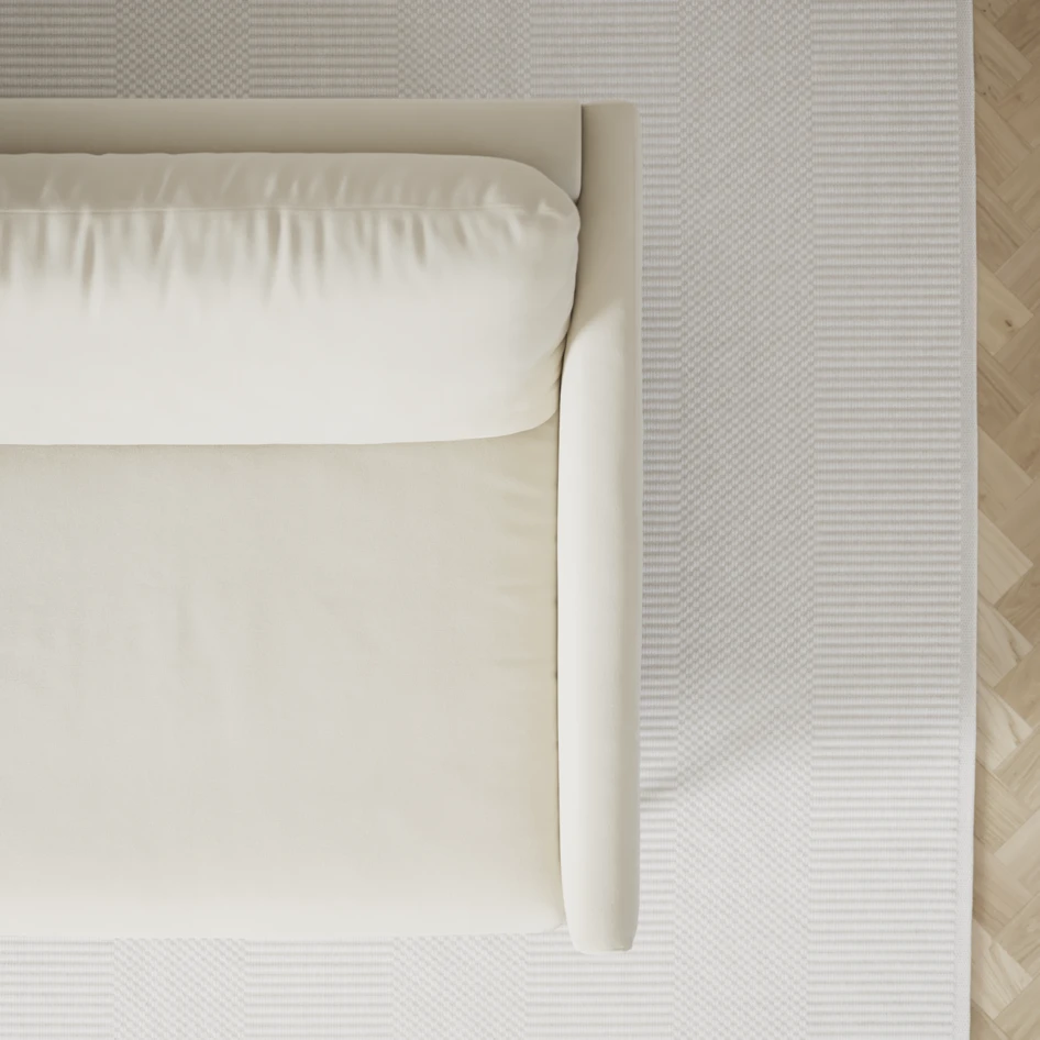 Madison - 3-sits soffa med divan vänster - Vit