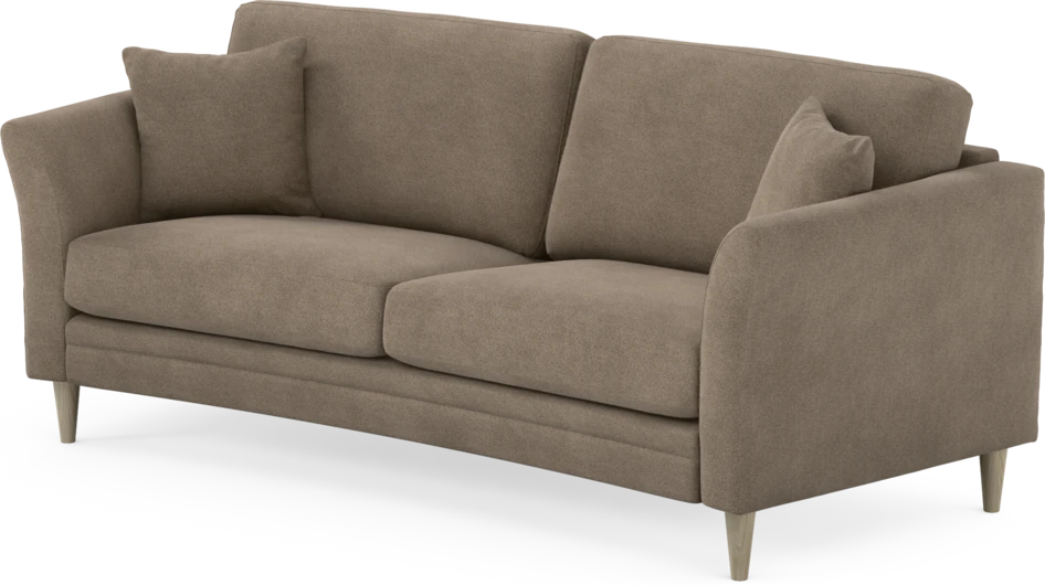 Eden - 2,5-sits soffa svängd - Brun