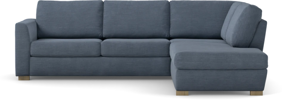 Friday - 2,5-sits soffa med divan höger - Blå