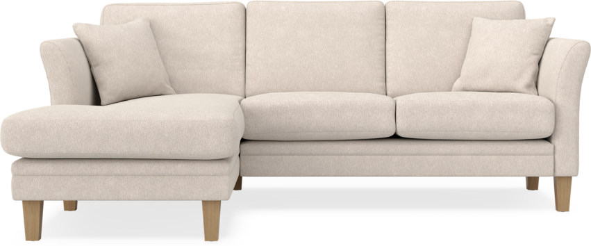 Eden - 2-sits soffa med schäslong - Beige