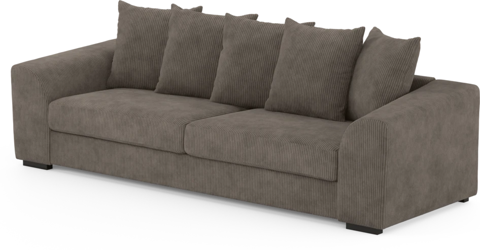 Town - 4-sits soffa - Brun