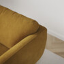 Madison Lux - 2-sits soffa med schäslong vänster - Gul