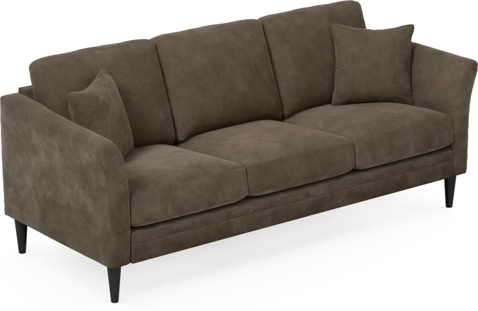 Eden - 3-sits soffa - Brun