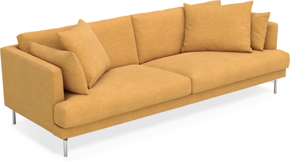 Harper - 4-sits soffa - Gul