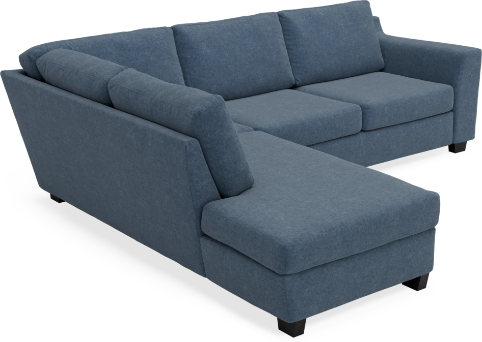 Friday - 2,5-sits soffa med divan vänster - Blå