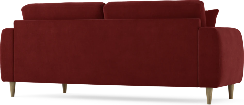Eden - 2,5-sits soffa svängd - Röd
