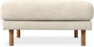 Willow - Fotpall, fast klädsel - Beige