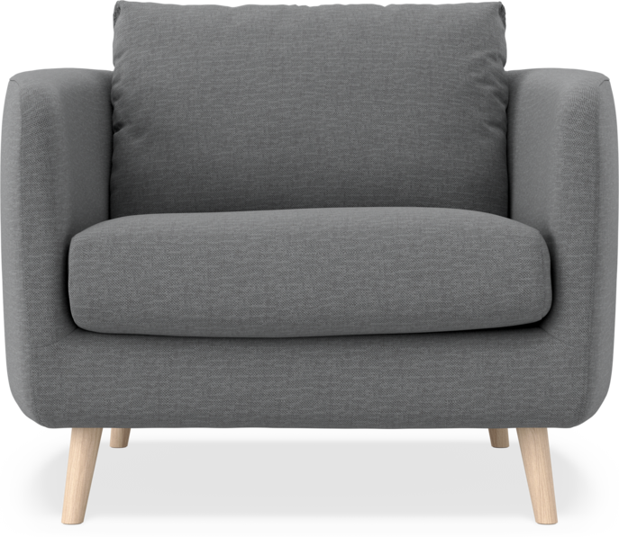 Madison Lux - Fåtölj, 70 cm - Grå
