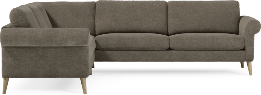 Bridge - Hörnsoffa, 2+3-sits - Brun