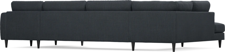 Bridge - 3-sits soffa med divan vänster och schäslong höger - Blå