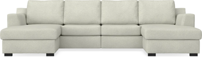 Friday, 2-sits soffa med två schäslonger