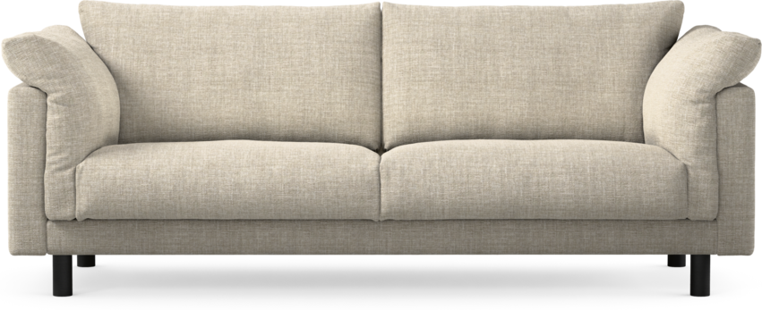 Cherrie - 3-sits soffa, fast klädsel - Beige