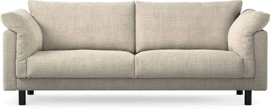 Cherrie - 3-sits soffa, fast klädsel - Beige