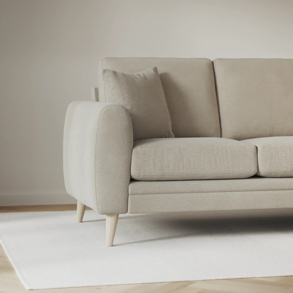 Eden - Hörnsoffa, 3+2-sits - Brun