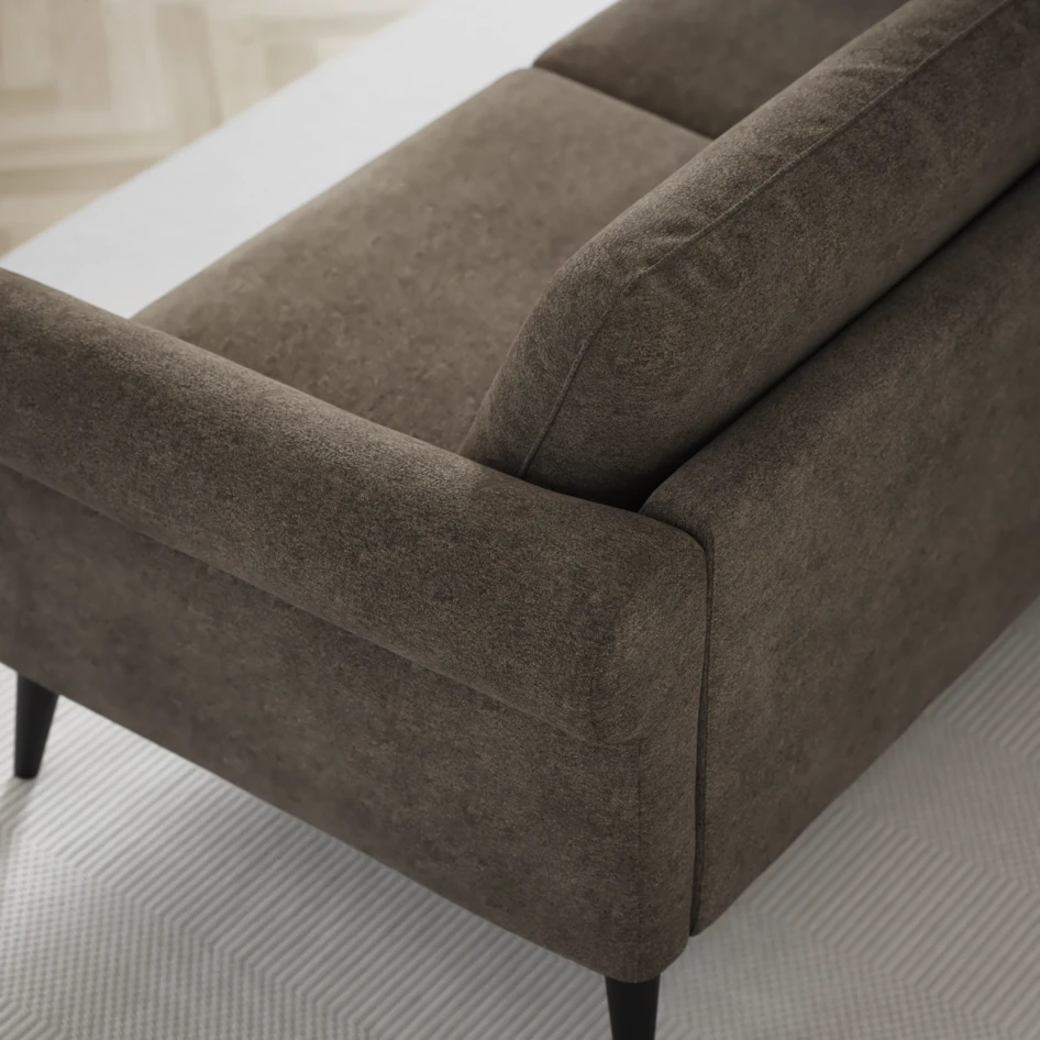 Bridge - 4-sits soffa - Brun