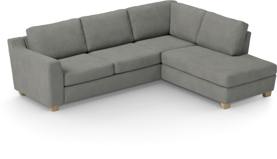 Friday - 2,5-sits soffa med divan höger - Grå