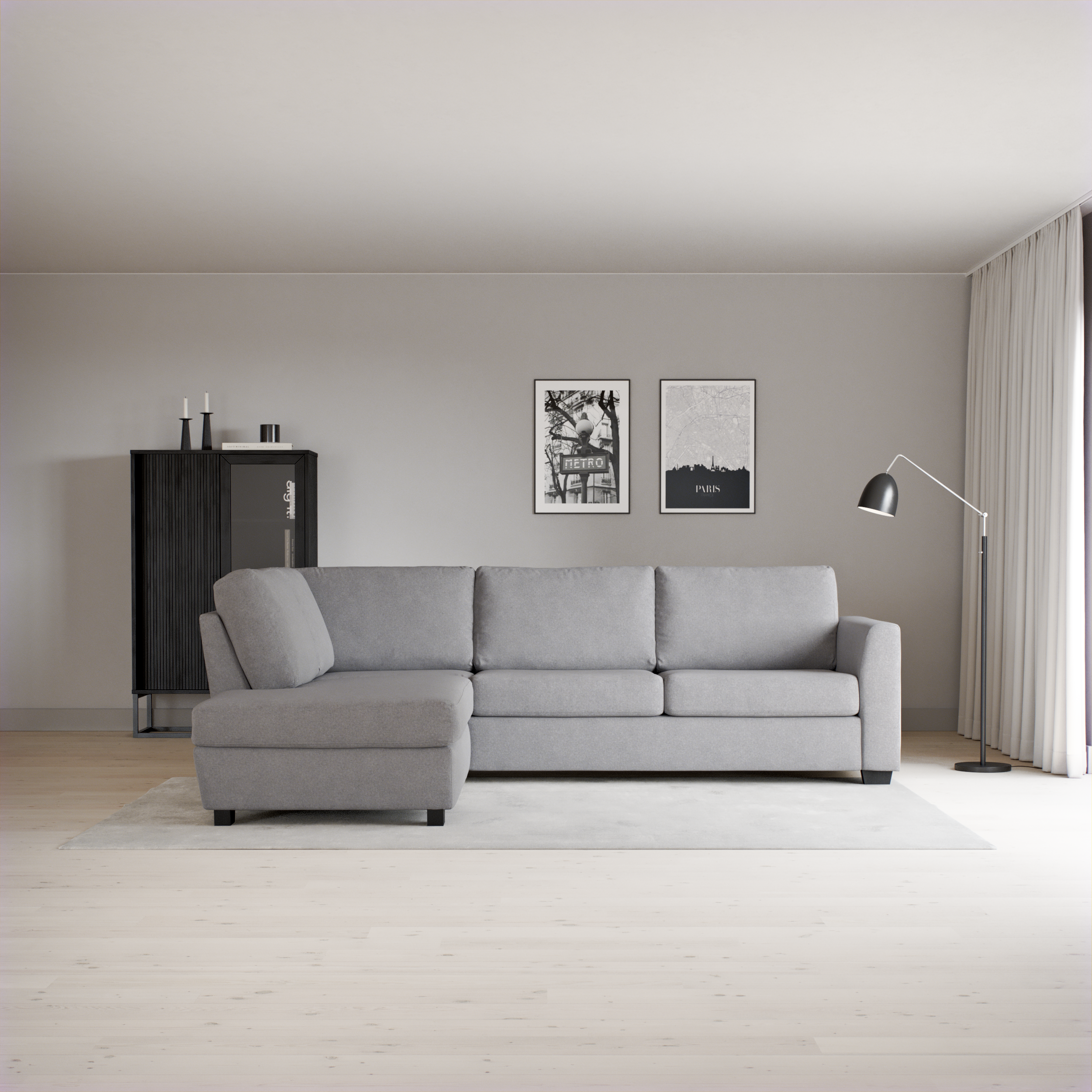 Friday - 2,5-sits soffa med divan vänster - inspiration