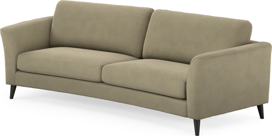 Bridge - 3-sits soffa svängd - Beige