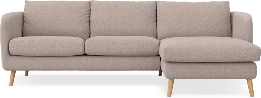 Madison - 2-sits soffa med schäslong höger - Beige