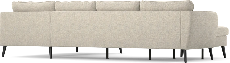 County - 3-sits soffa med schäslong vänster och divan höger - Beige