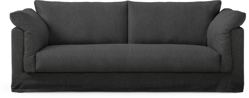 Cherrie Klädsel -  2,5-sits soffa, hel dyna - Svart