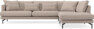 Harper - 3-sits soffa med divan höger - Beige