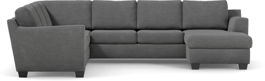 Friday - Hörnsoffa, 2+3-sits med schäslong höger - Grå
